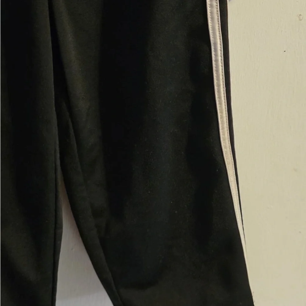 Adidas Black and White Athletic Tracksuit
